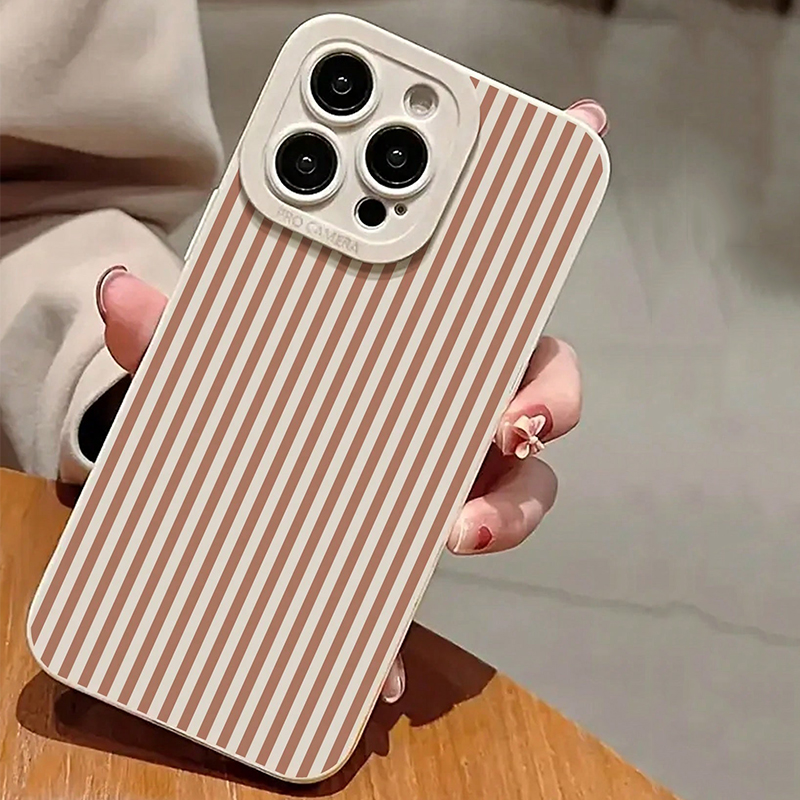 Pink Striped Painted Anti-Drop - مراجعة Phone Cases Like Loopy وسعره