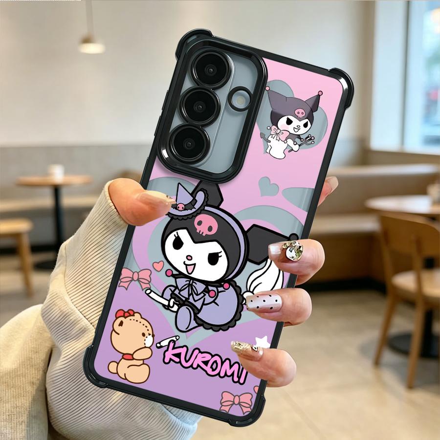 Cartoon Sanrio Kuromi Soft Pho - مراجعة Phone Cases Samsung S25 Ultra وسعره