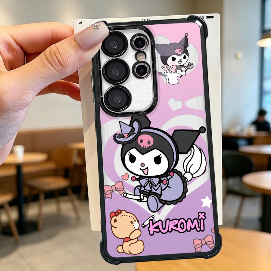 Cartoon Sanrio Kuromi Soft Pho - مراجعة Phone Cases Samsung S25 Ultra وسعره