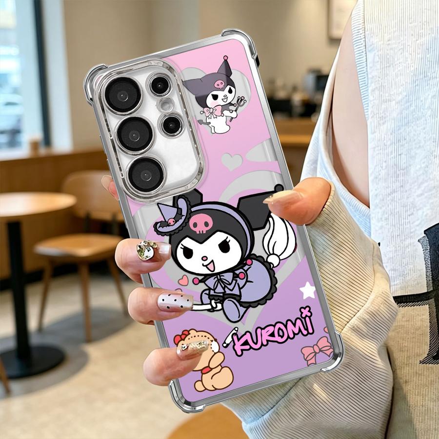 Cartoon Sanrio Kuromi Soft Pho - مراجعة Phone Cases Samsung S25 Ultra وسعره
