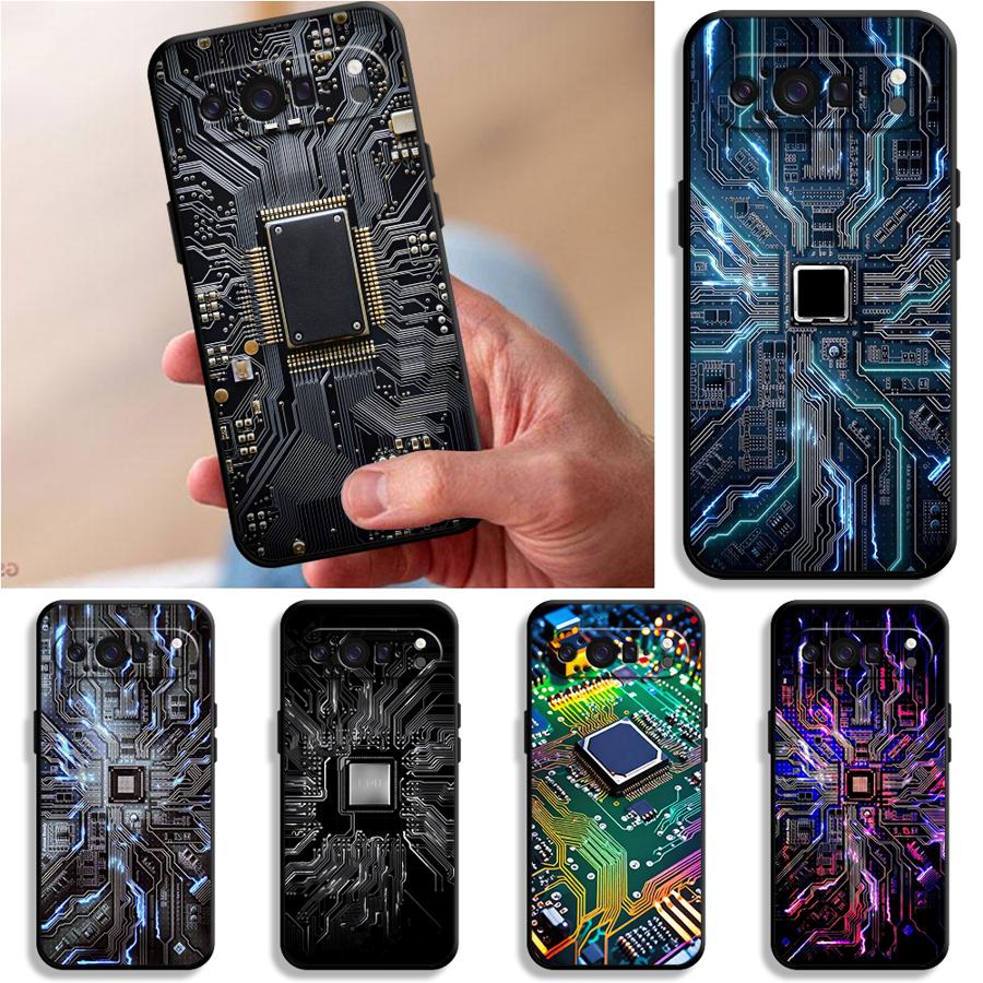 Retro Circuit Board Funda Phon - مراجعة Phone Cases Google Pixel 9A وسعره