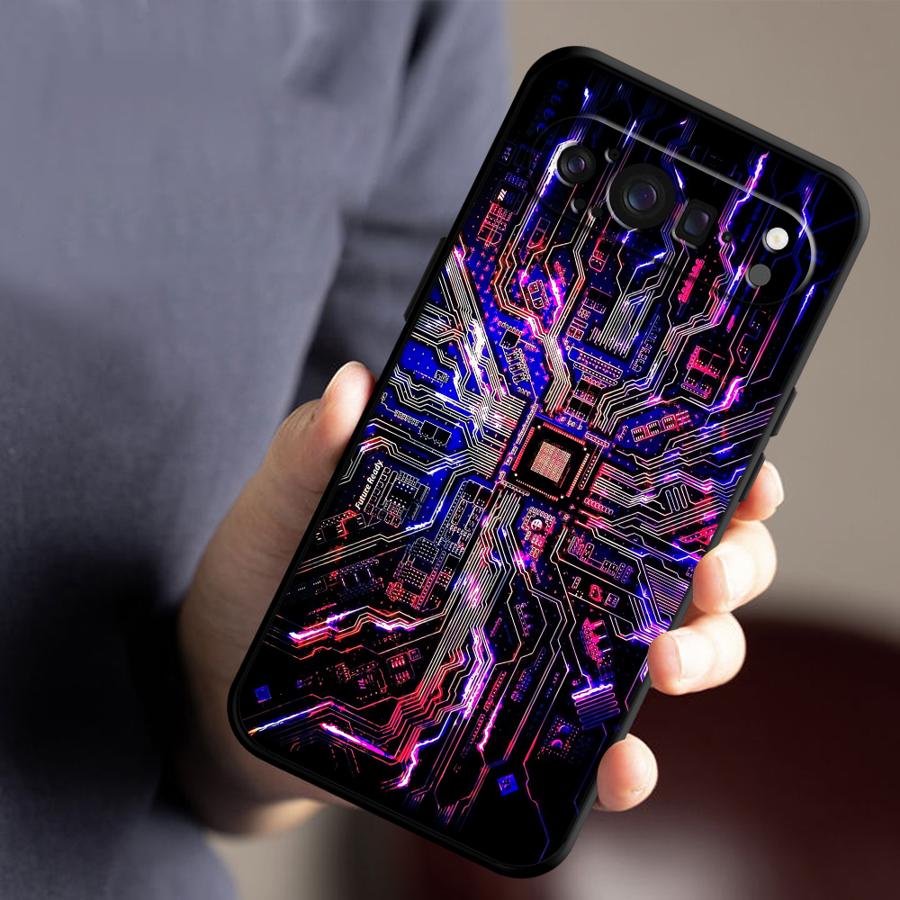 Retro Circuit Board Funda Phon - مراجعة Phone Cases Google Pixel 9A وسعره