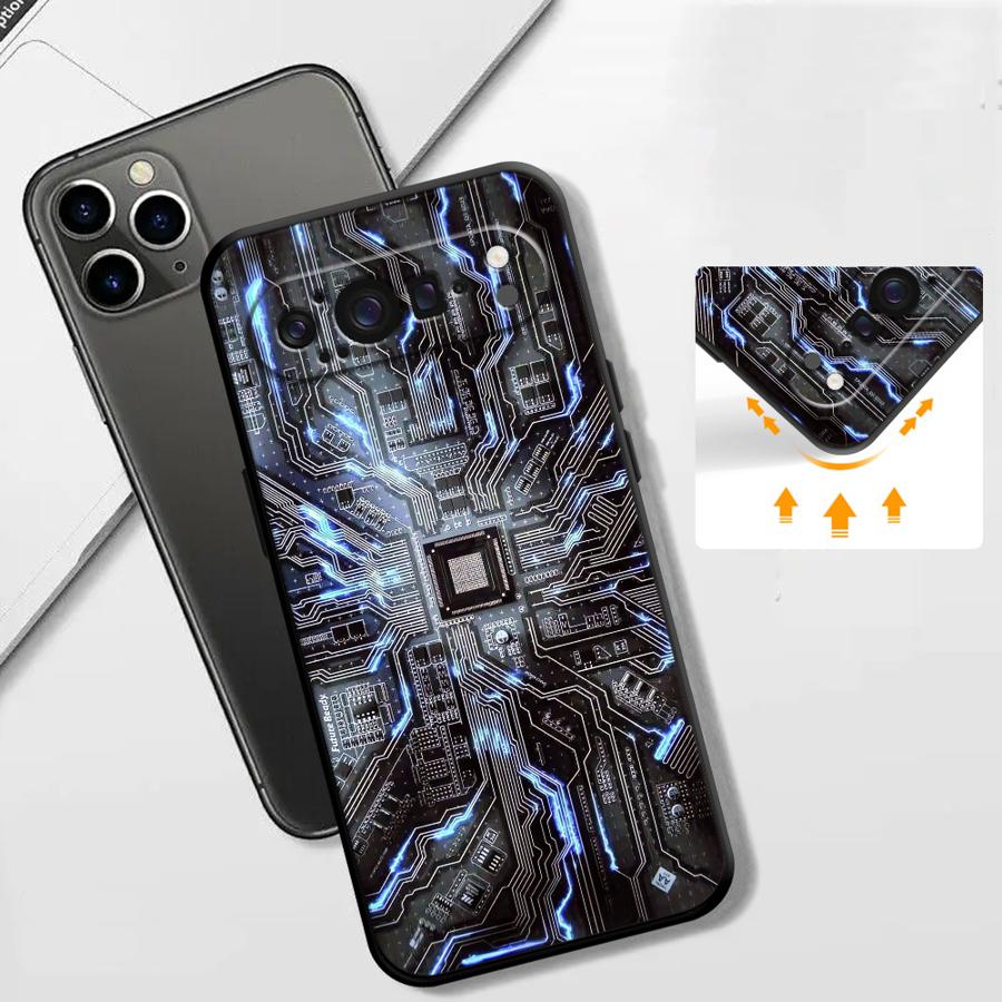 Retro Circuit Board Funda Phon - مراجعة Phone Cases Google Pixel 9A وسعره