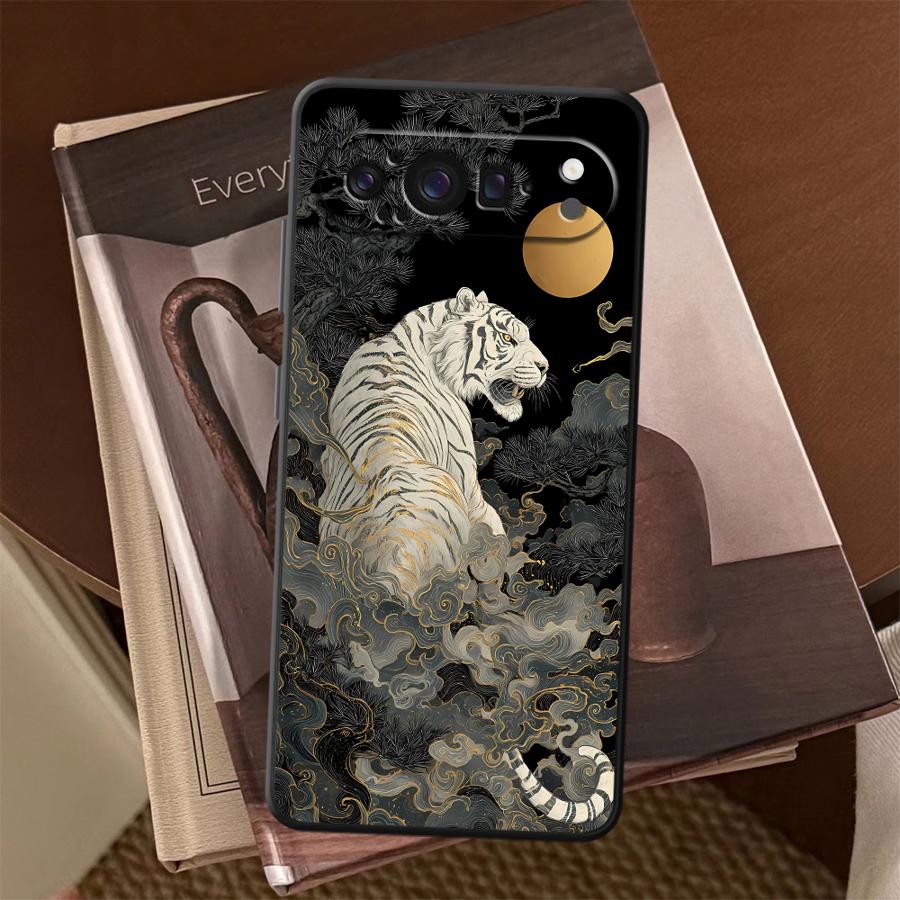 White Tiger Funda Phone Cover  - مراجعة Phone Cases Google Pixel 9A وسعره