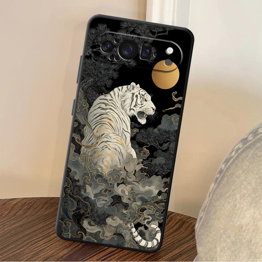 White Tiger Funda Phone Cover  - مراجعة Phone Cases Google Pixel 9A وسعره