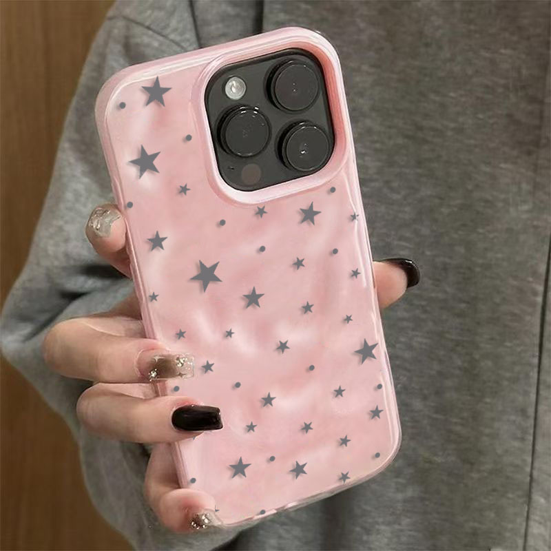 Minimalist Gray-Blue Star Wave - مراجعة Phone Cases Durable وسعره