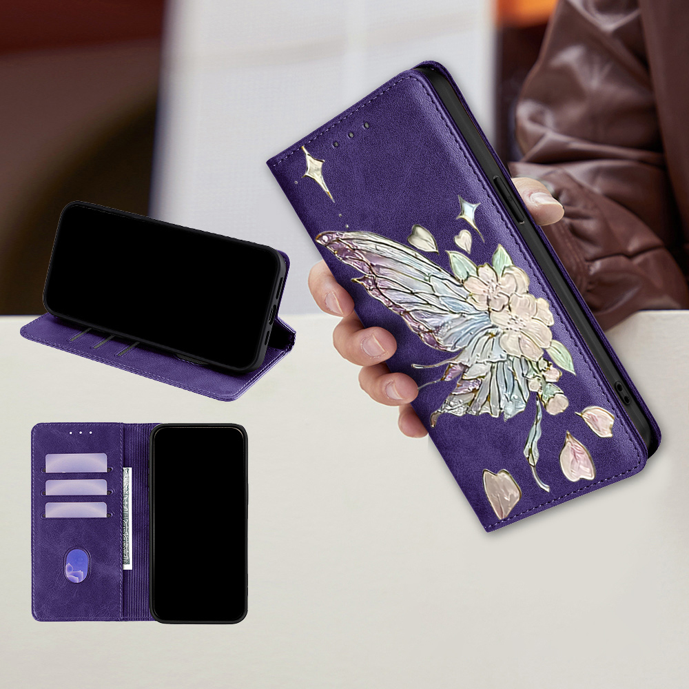 Painted Magnetic Flip Leather  - مراجعة Phone Cases Samsung S25 Ultra وسعره