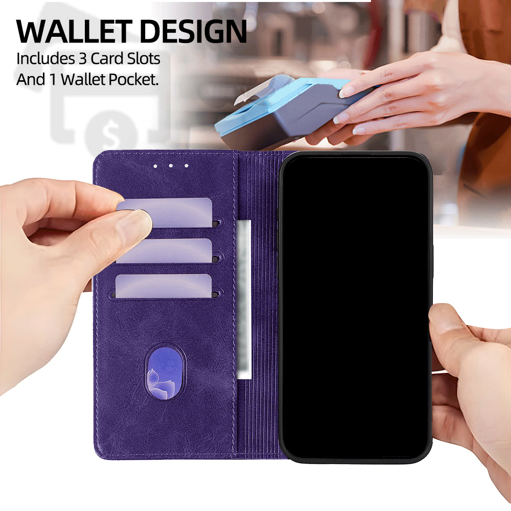 Painted Magnetic Flip Leather  - مراجعة Phone Cases Samsung S25 Ultra وسعره