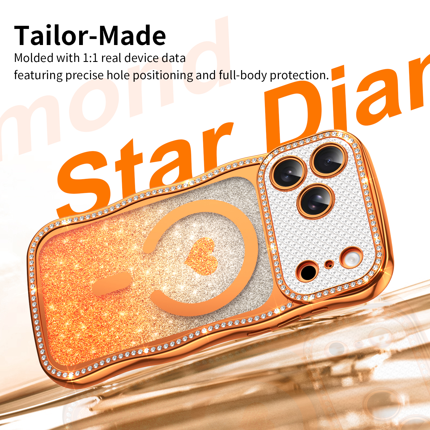 Electroplating TPU Cover For i - مراجعة Glitter Shockproof Case وسعره