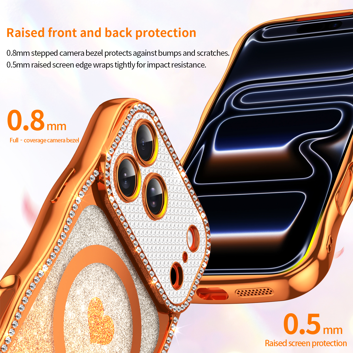 Electroplating TPU Cover For i - مراجعة Glitter Shockproof Case وسعره